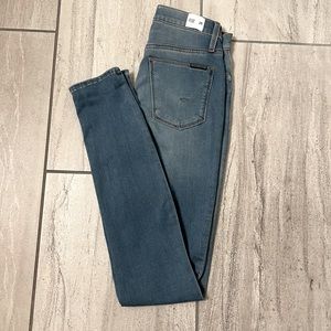 Hudson womens mid rise size 25 Blair Super Skinny jean